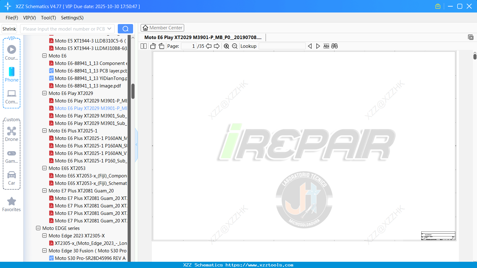 Motorola Moto E6 Play XT2029 M3901-P_MB_P0_20190708